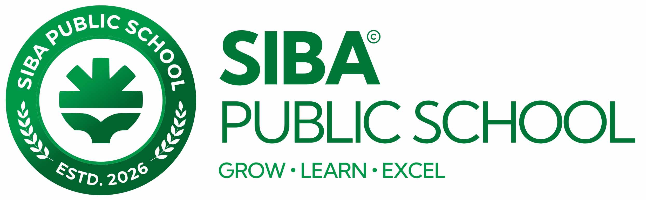SIBA Public School Logo